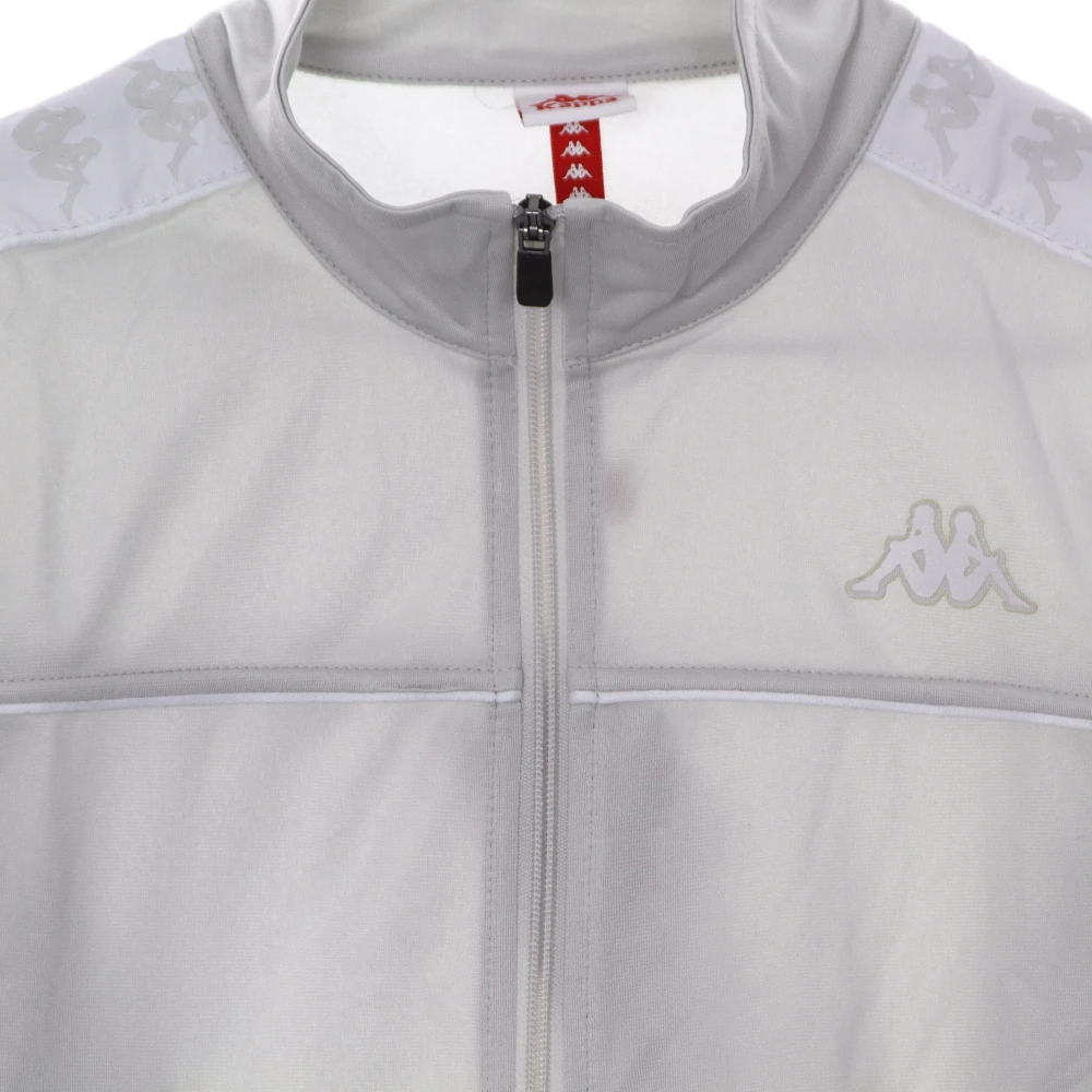 Kappa Slim Heren Trainingsjack Grijs Lime Gray Heren