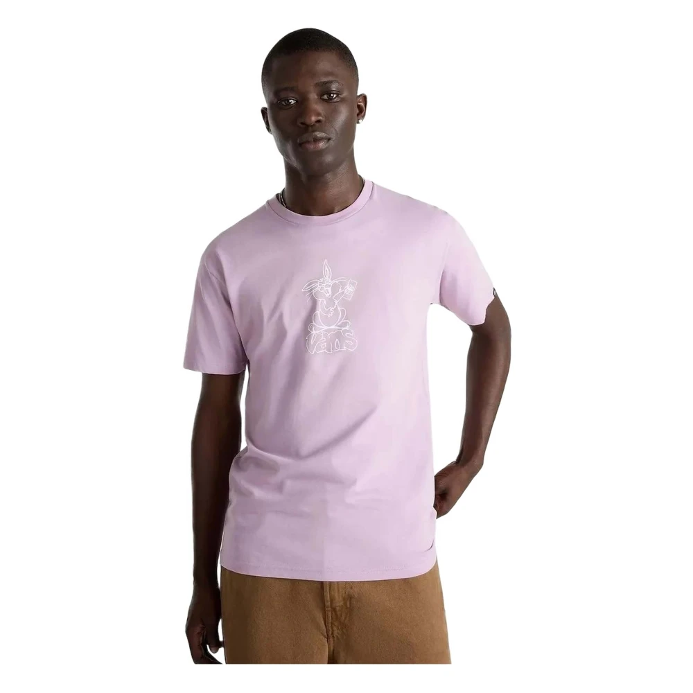 Vans Crazy Eddy T-shirt Pink Heren