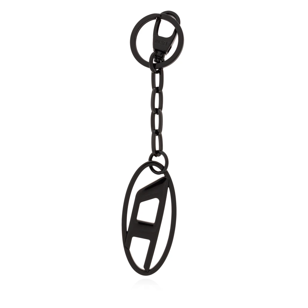 Diesel Stijlvol Logo Hanger Sleutelhanger Black Unisex