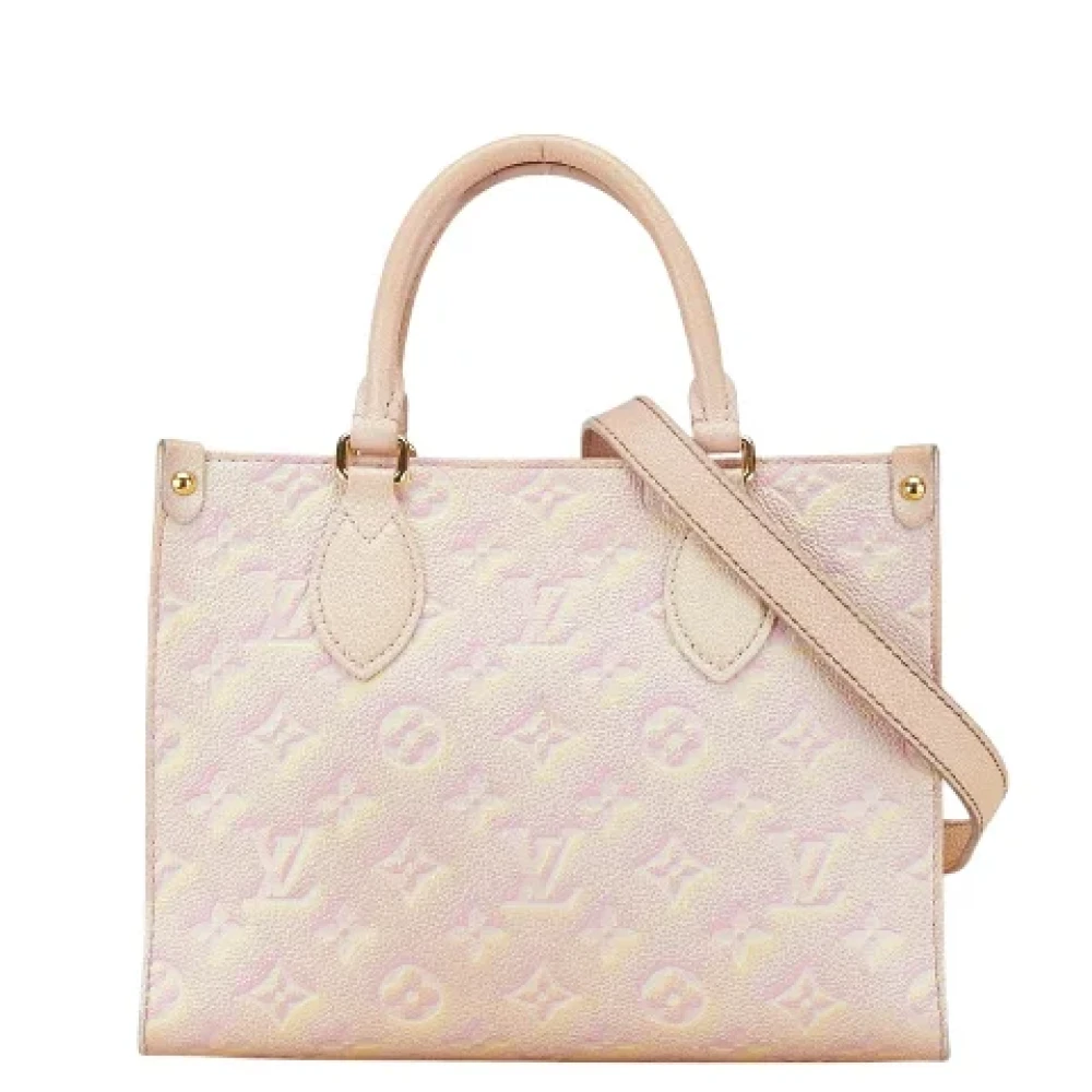 Louis Vuitton Vintage Pre-owned Leather louis-vuitton-bags Pink Dames