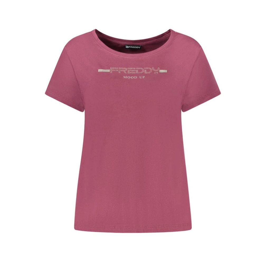 Freddy Donna Viola - Cotton T-Shirt - Tops - S