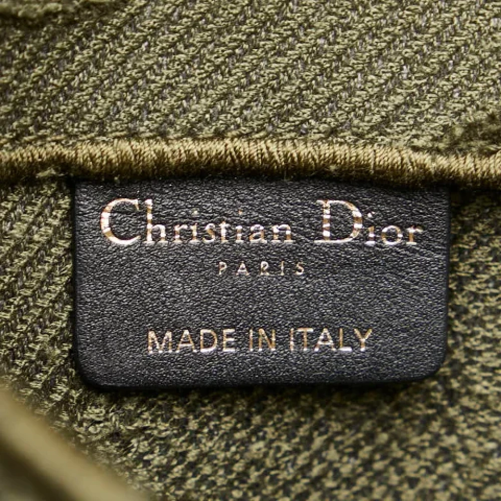 Dior Vintage Pre-owned Canvas dior-bags Green Dames
