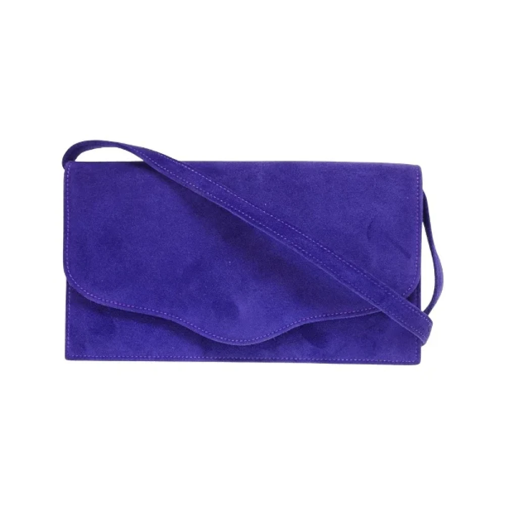 Hermès Vintage Pre-owned Suede hermes-bags Purple Dames