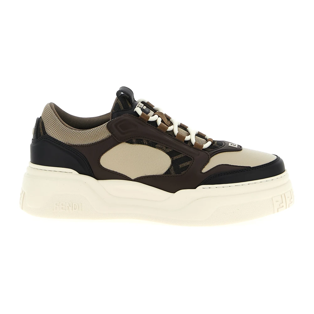 Fendi Men's Multicolor Sneakers, 8 Uk, Force Trainers