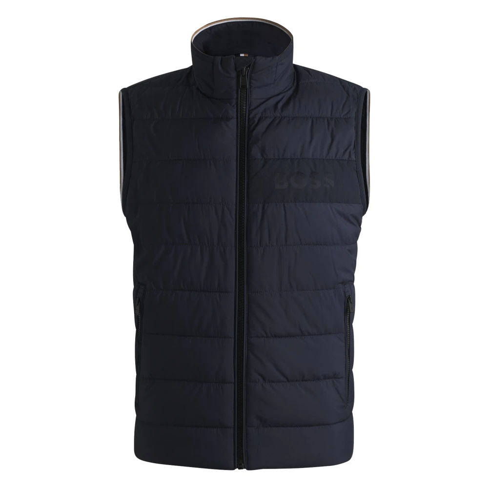 Hugo Boss Donkerblauwe Outerwear Jas Blue Heren