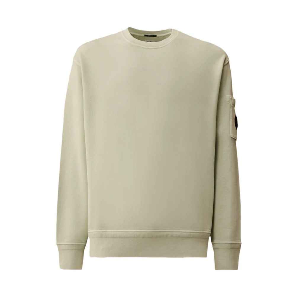 C.p. Company Men's Beige Patch-Pocket Sweatshirt - Sweatshirts - 2XL - Sweatshirts & Hoodies