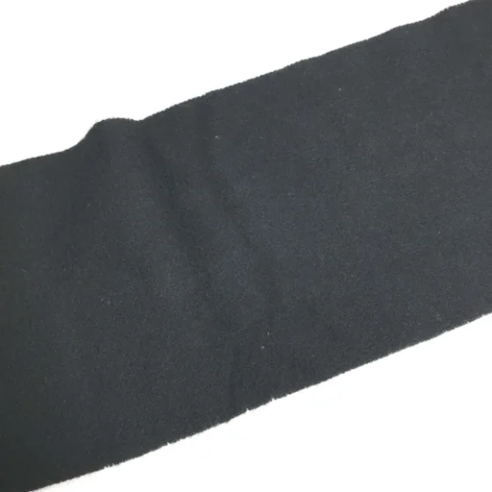 Prada Vintage Pre-owned Fabric scarves Black Dames