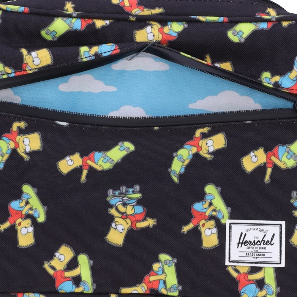 Herschel Simpsons Pop Quiz Lunchbox Zwart Black Unisex