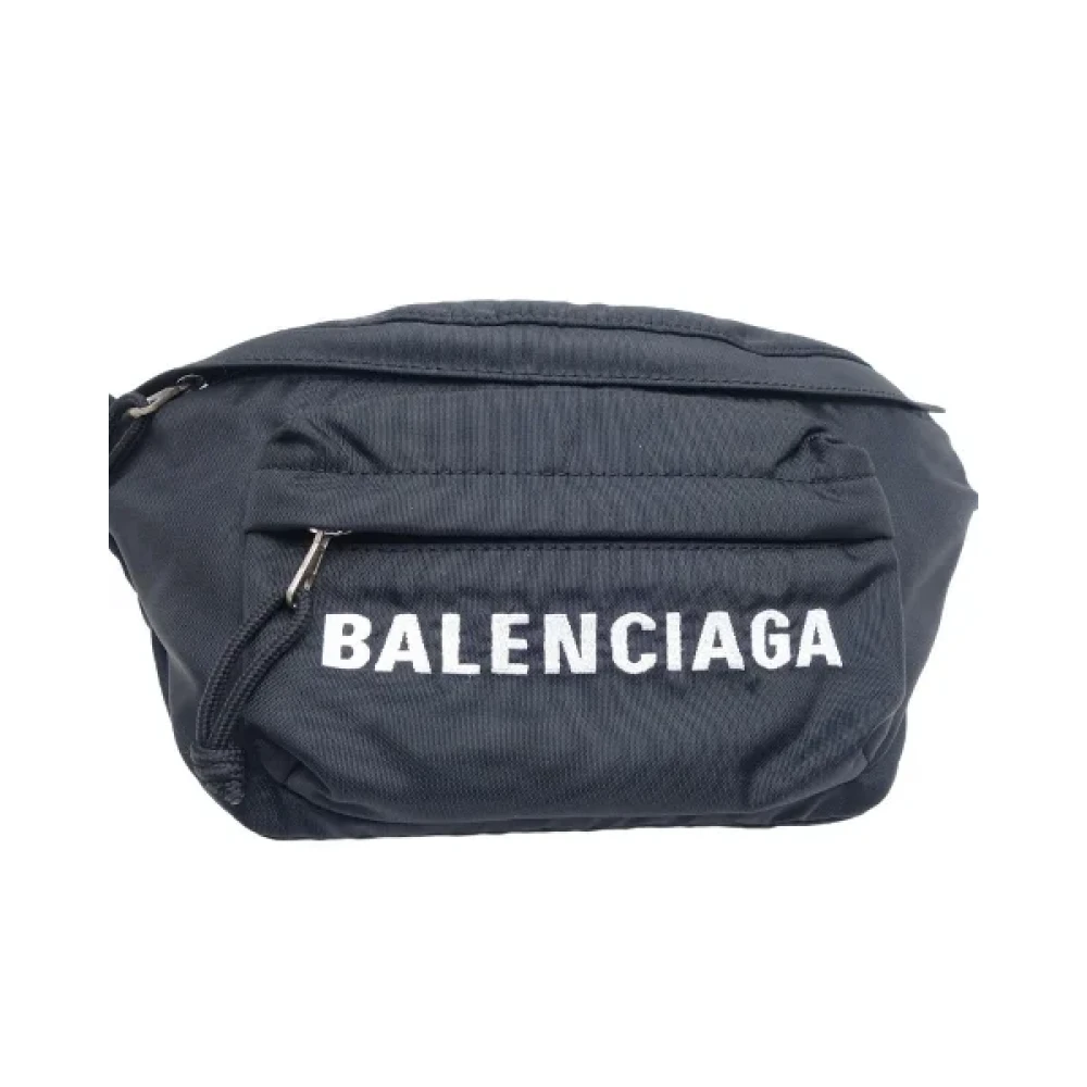 Balenciaga Vintage Pre-owned Fabric balenciaga-bags Blue Dames