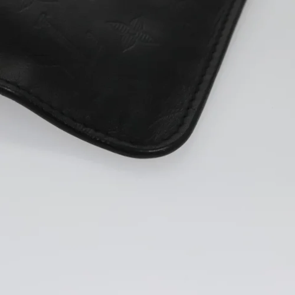 Louis Vuitton Vintage Pre-owned Leather pouches Brown Dames
