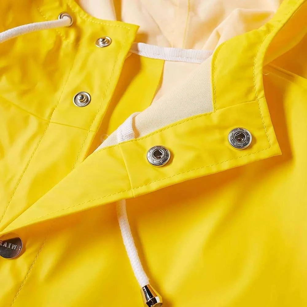 Rains Regenjas Boho Stijl Geel Oversize Yellow Heren
