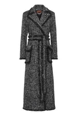 Tweed Lång Kappa