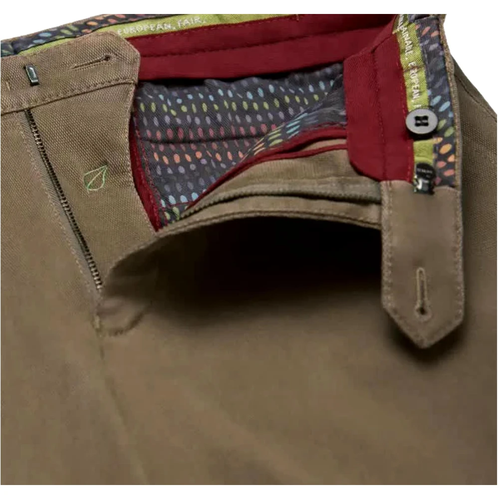Meyer Moderne pasvorm Micro Fantasy Chino Beige Heren