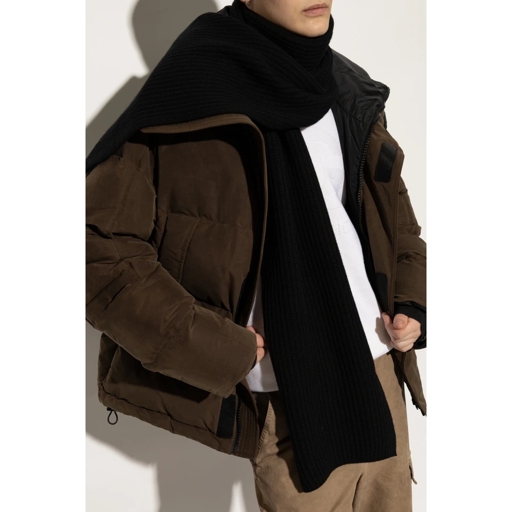 Dolce & Gabbana Sjaal met logo Black Heren