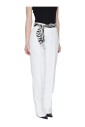 pantalon-bootcut-en-polyester-blanc