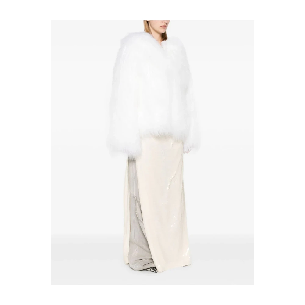 The Attico Witte Jassen voor Vrouwen Aw24 White Dames