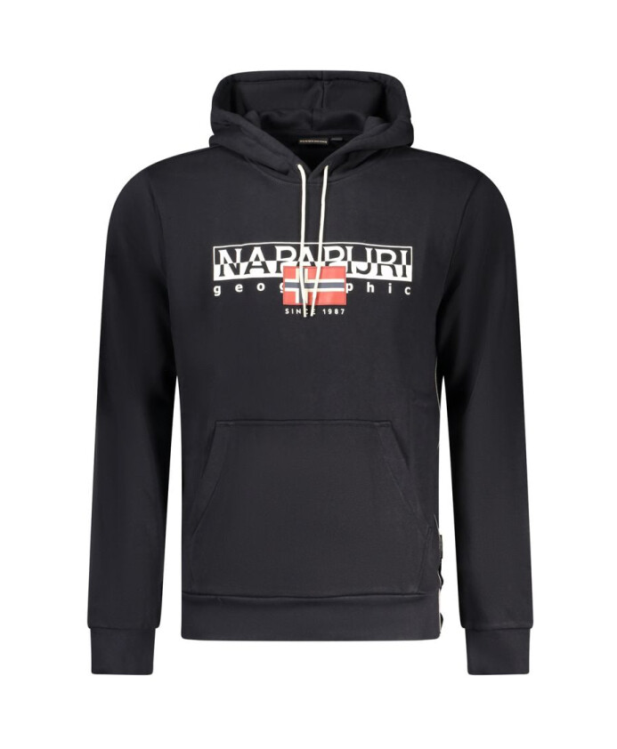 sweat-a-capuche-en-coton-noir-avec-logo