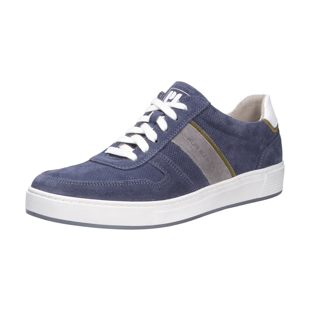 Gabor Velours Vetersneaker voor Heren Heren Schoenen Blauw