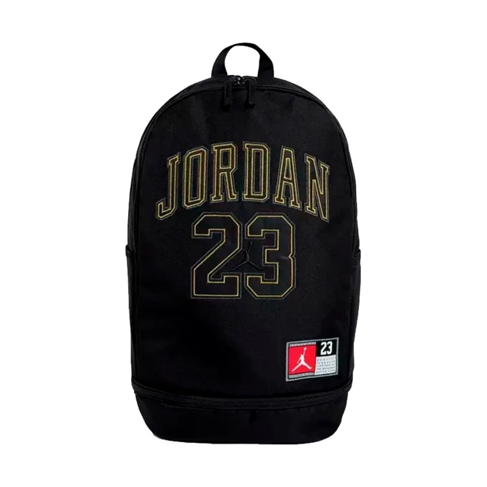 Jordan Zwarte Jersey Footer Rugzak Black Heren
