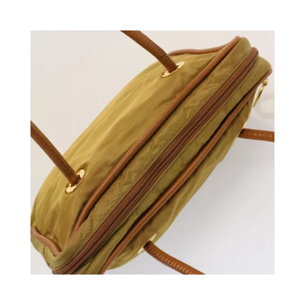 Celine Vintage Pre-owned Nylon celine-bags Green Dames