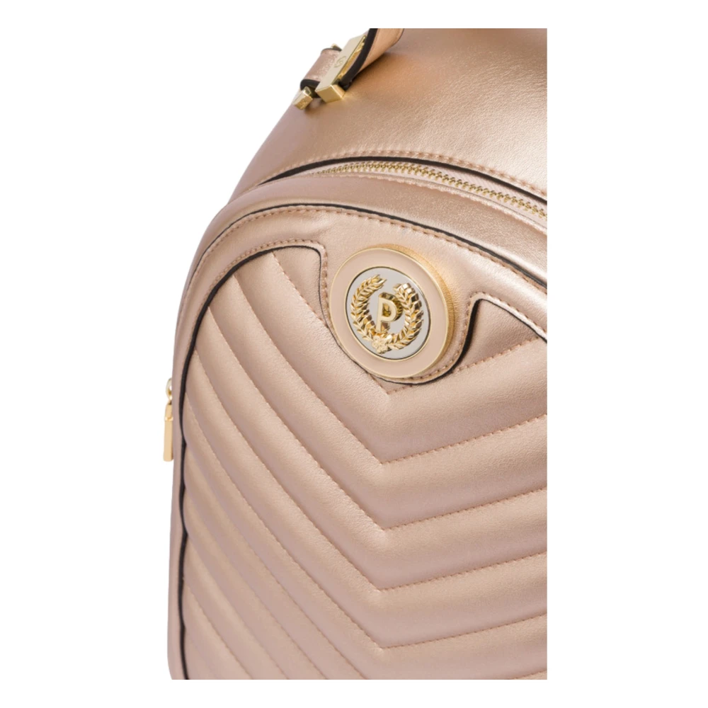 Pollini Rose Gold Gewatteerde Rugzak Pink Dames
