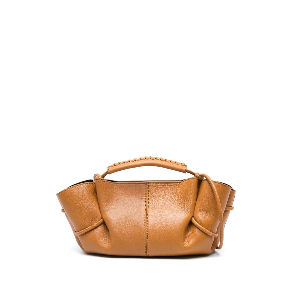 Hereu Bruine Schoudertas met Magnetische Sluiting Brown Dames