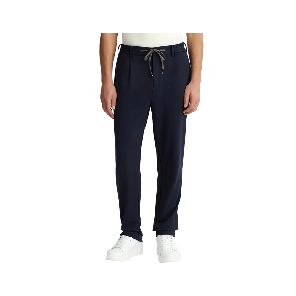 Liu Jo Blauwe Slim Fit Casual Broek Blue Heren