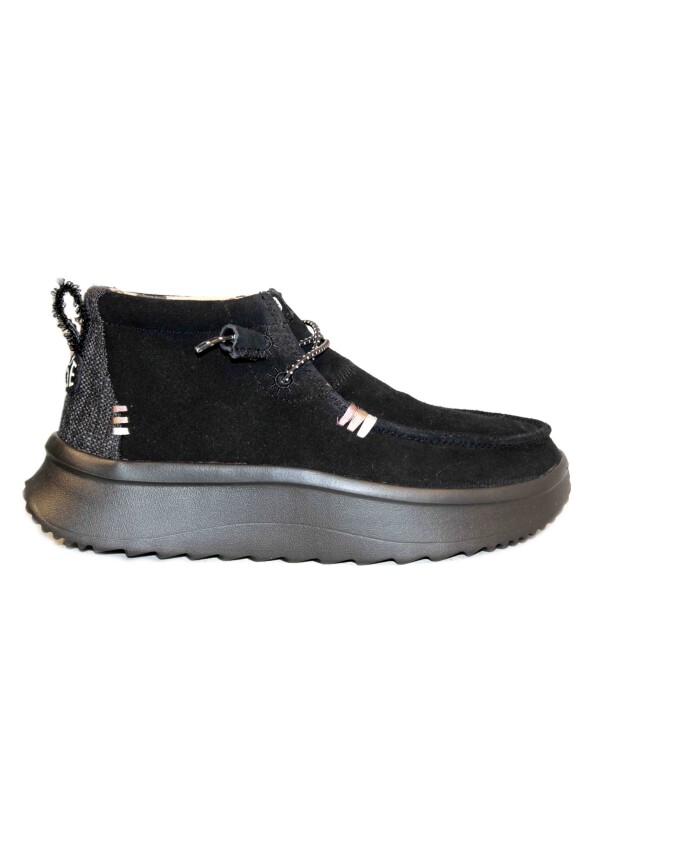 bottine-en-daim-noir