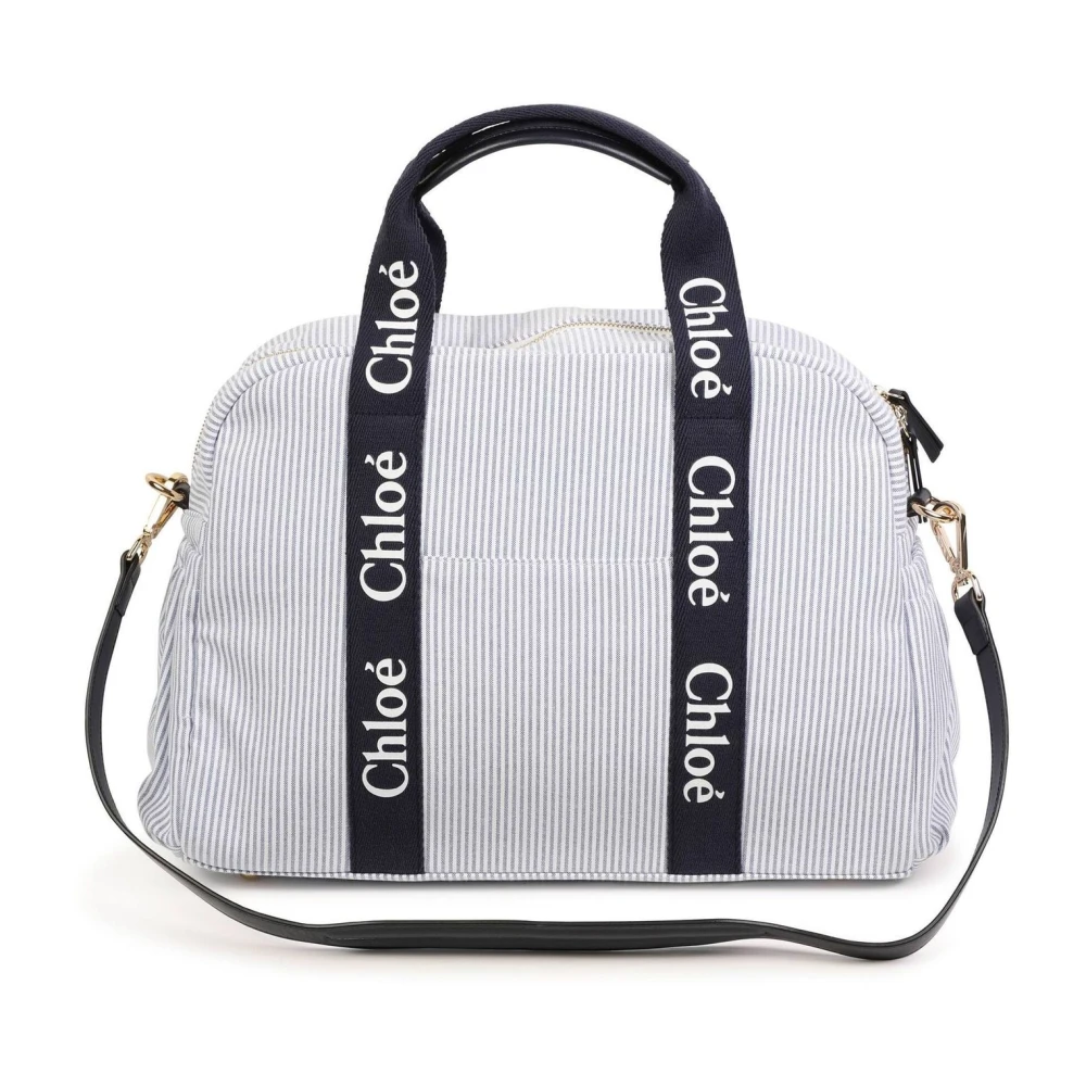 Chloé Blauwe Gestreepte luiertas Blue Dames