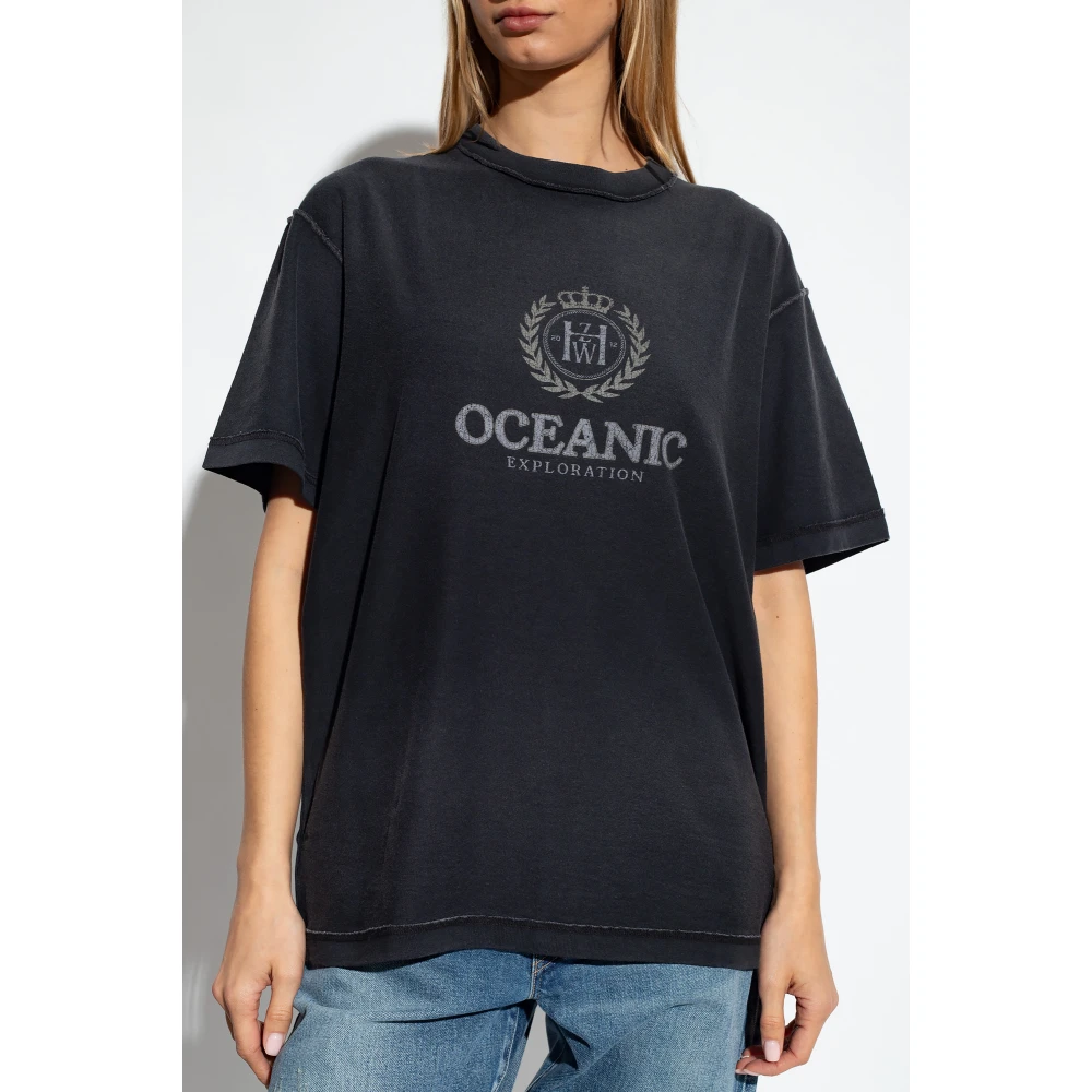 Holzweiler Affection Oceanic T-shirt Gray Dames