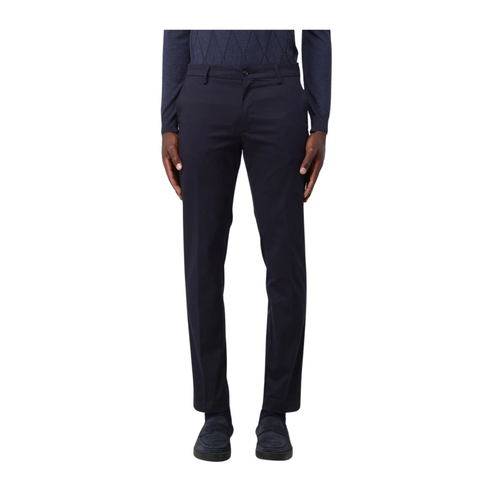 Liu Jo Men's Blue Chinos, Xl, Regular Chino Trousers