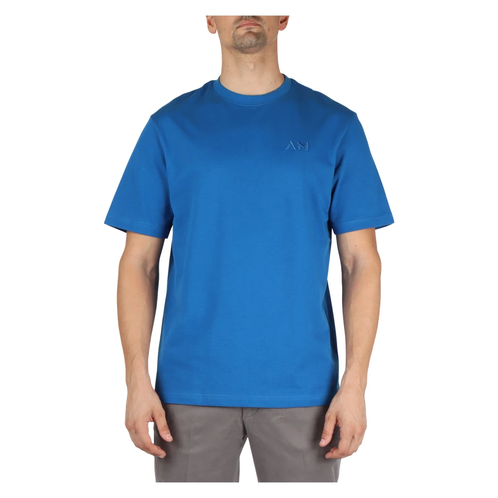 Antony Morato T-shirt met geborduurd logo Blue Heren