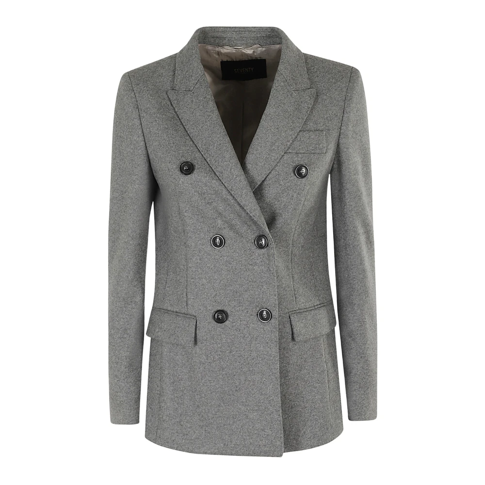 Seventy Modieuze Jas Gray Dames