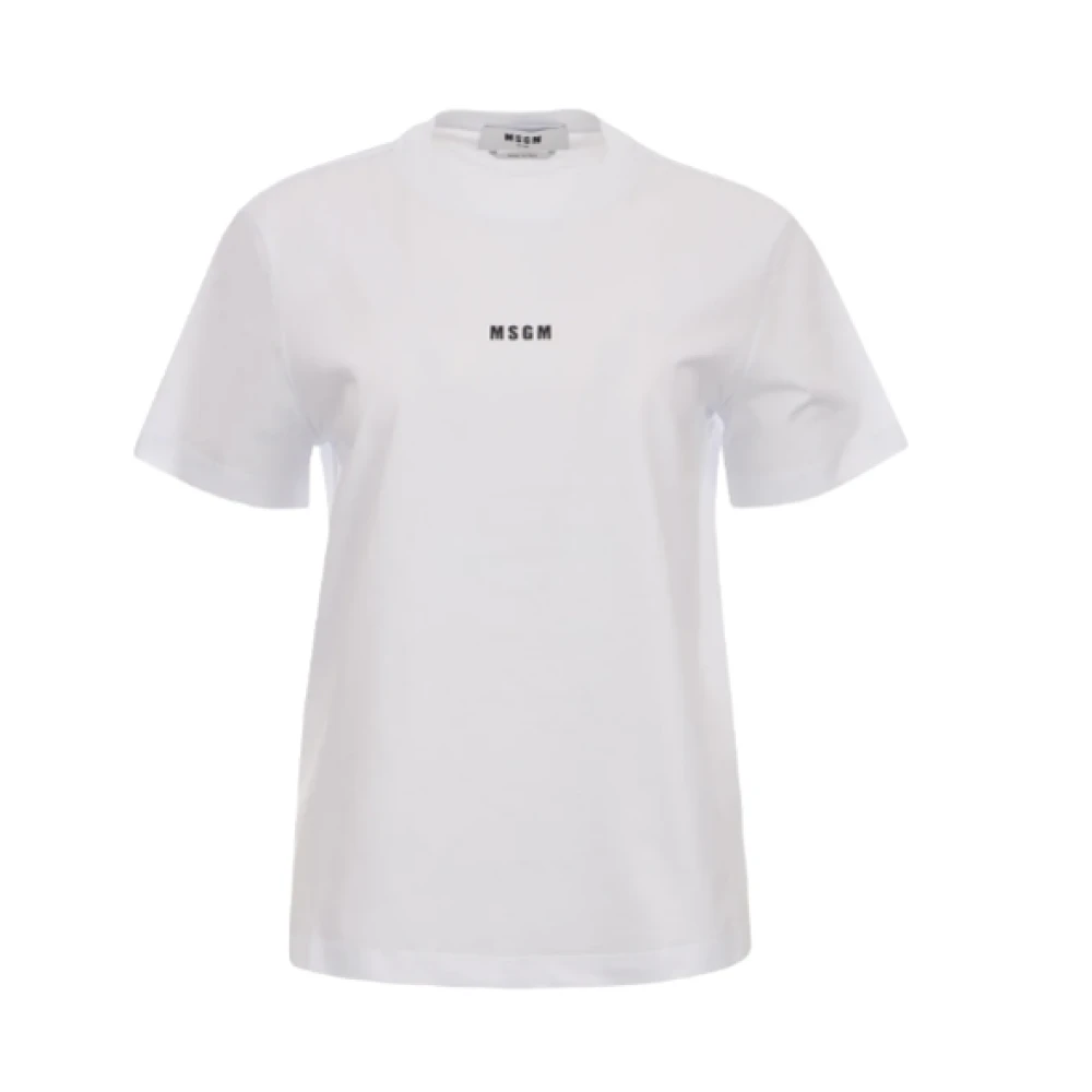 Msgm - Tops > T-Shirts - White - Msgm - Modalova
