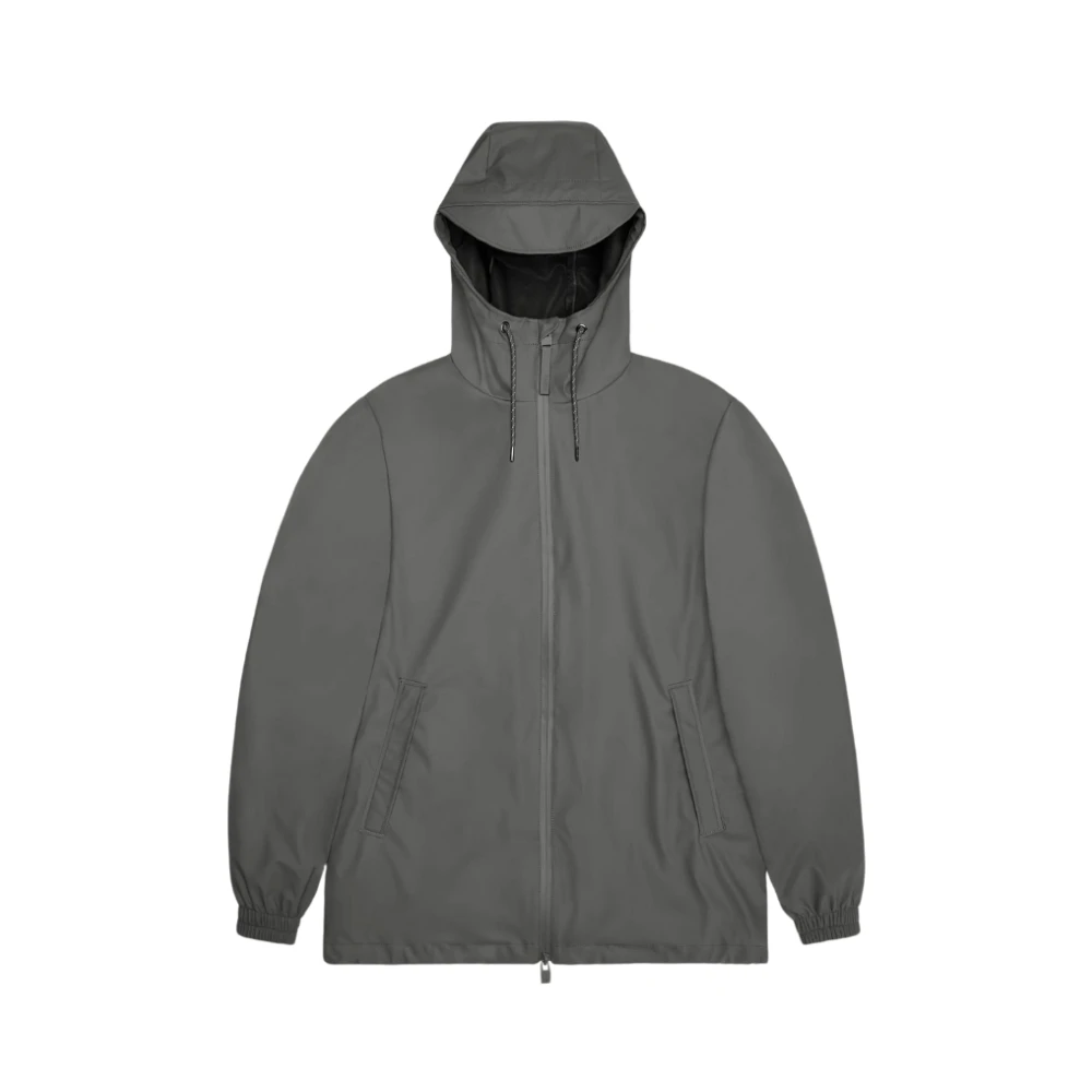 Rains Men's Gray Rain Jackets, Xs, Storm Breaker W3 Waterproof Jacket