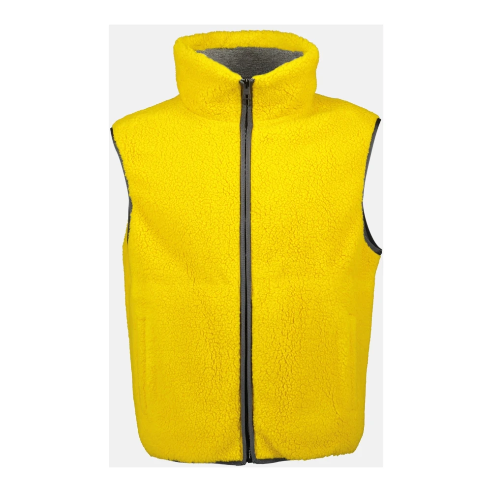 Givenchy Men's Yellow Wool Sleeveless Vest