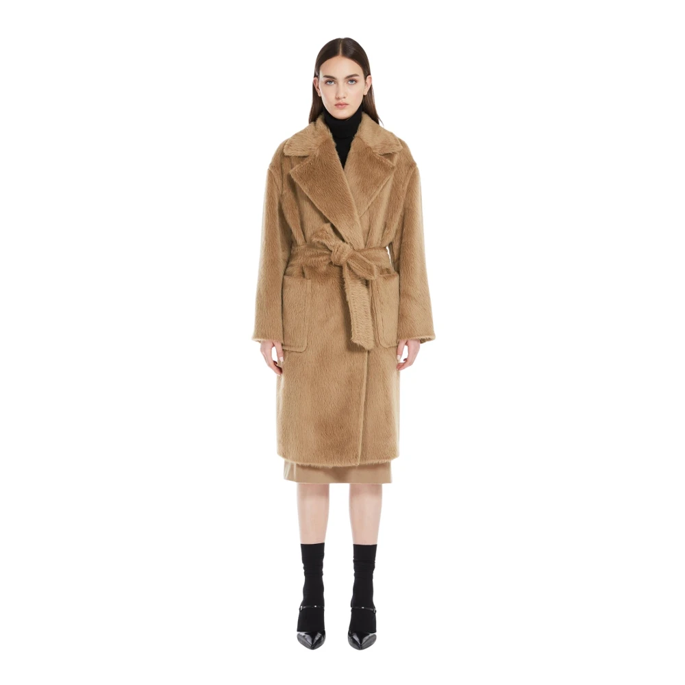 Coats > Belted Coats - - Max Mara Studio - Modalova
