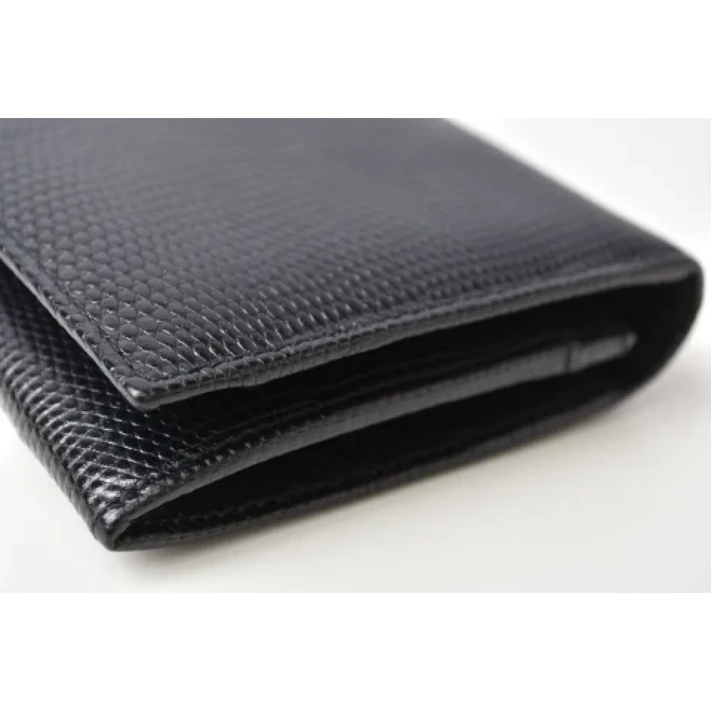 Salvatore Ferragamo Pre-owned Leather wallets Black Dames
