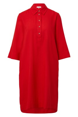 linen-blend-short-blouse-dress