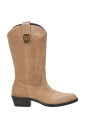 bottes-camperos-en-daim-marron-avec-logo