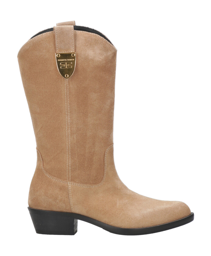 bottes-camperos-en-daim-marron-avec-logo