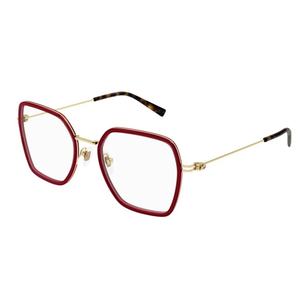 Gucci Women's Red Glasses, 51 Mm, Optical Frame