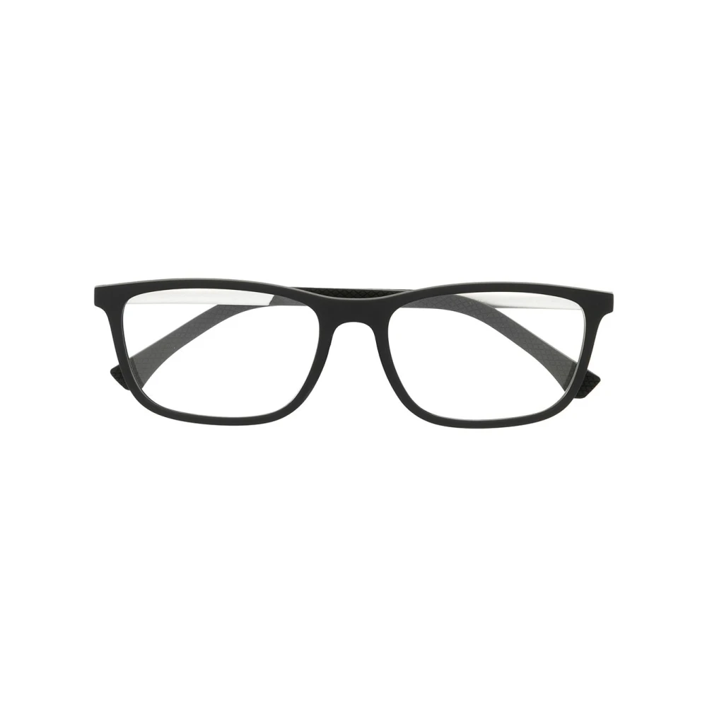 Emporio Armani Klassiek Zwart Optisch Montuur Black Heren