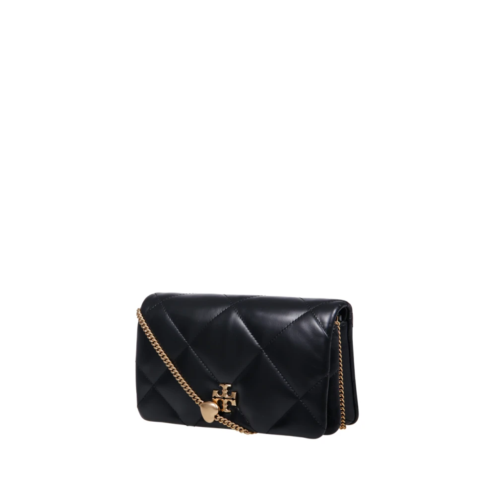 TORY BURCH Diamant Quilt Ketting Portemonnee Black Dames
