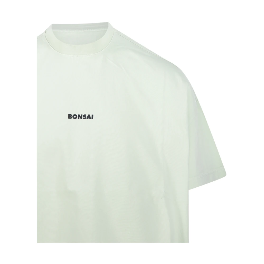 Bonsai Groen Logo Oversized Fit T-Shirt Green Heren