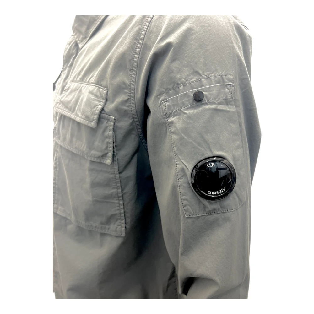C.P. Company Gabardine Overshirt grau Gray Heren