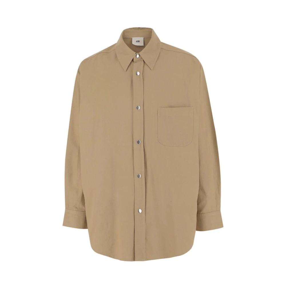Autry Visgraat Overshirt Jas Zand Beige Heren
