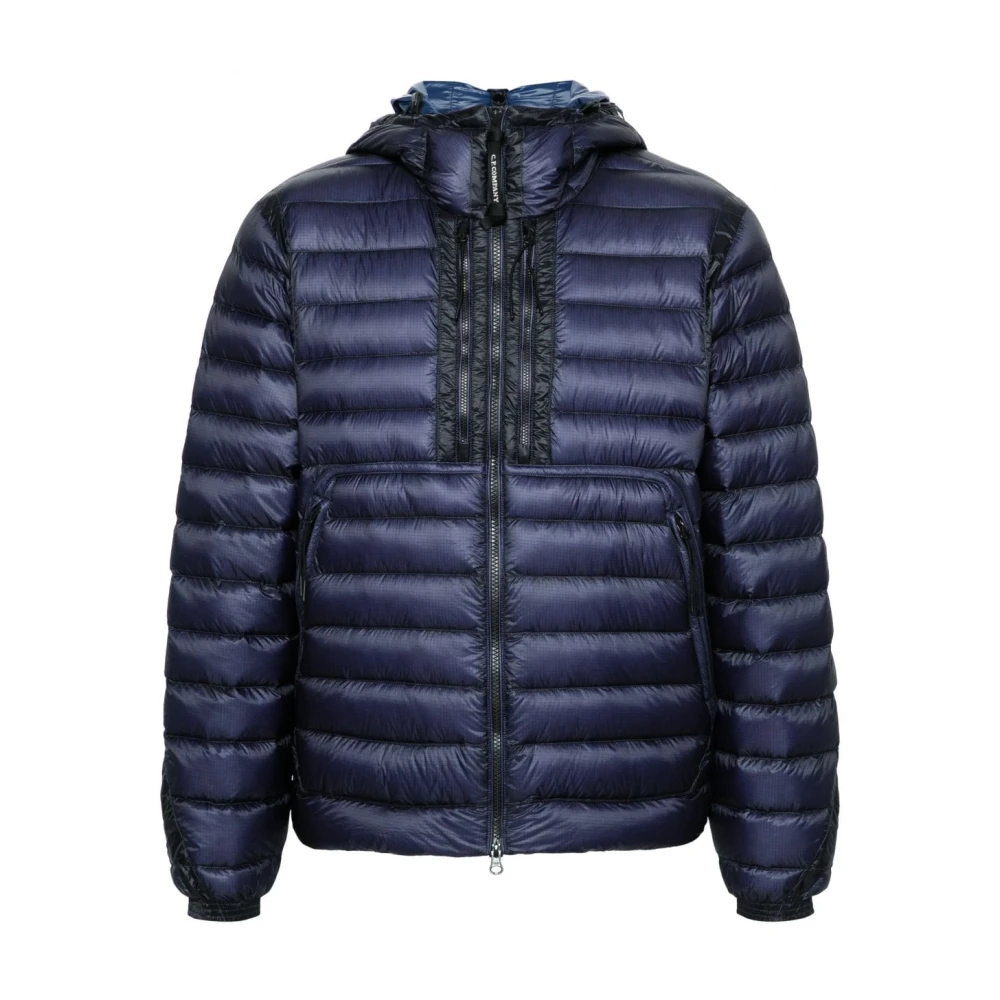 C.P. Company Navy Donsjas met Goggle Detail Blue Heren