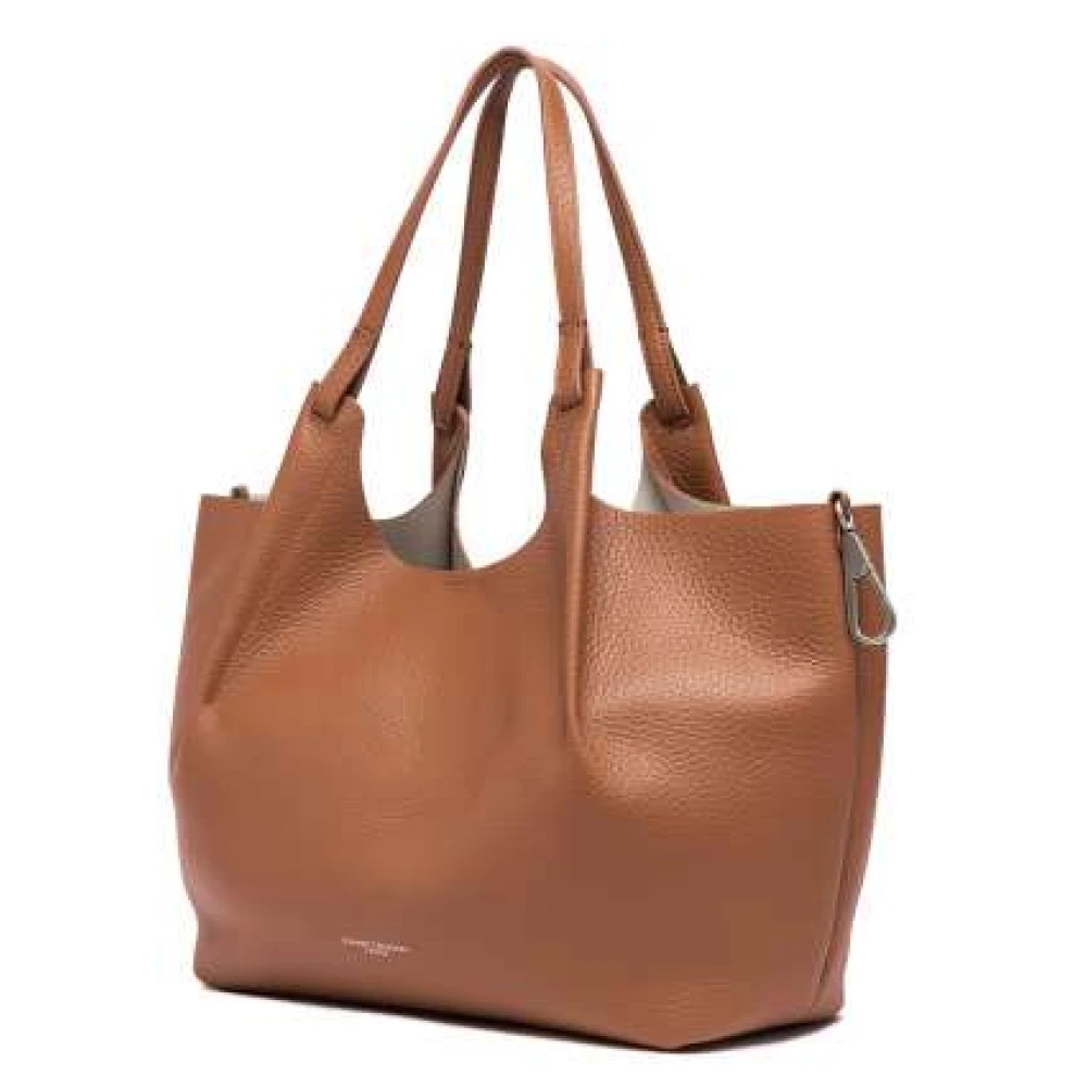 Gianni Chiarini Moderne leren tas Brown Dames