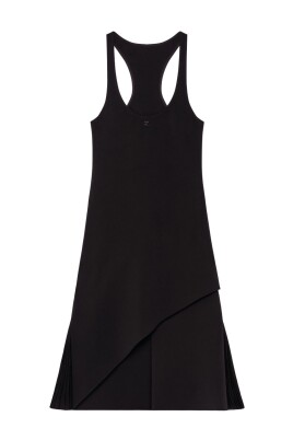 robe-noire-avec-logo-brode-et-encolure-bateau